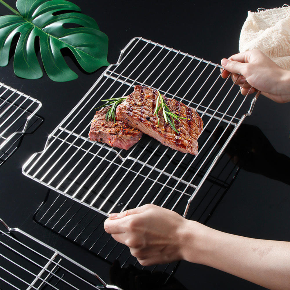 Gaming Kitchen Accessories - Stainless Steel Barbecue Mesh Mat Reusable