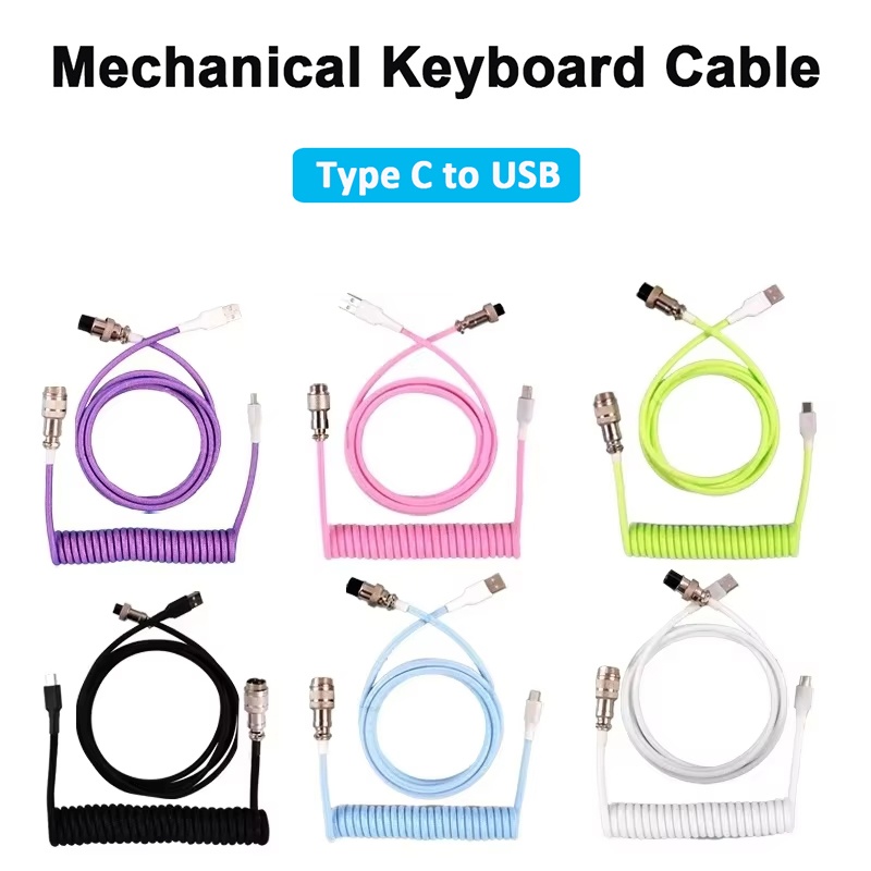 Mechanical Keyboard Coiled Cab - Video Gaming Accessories review and price
