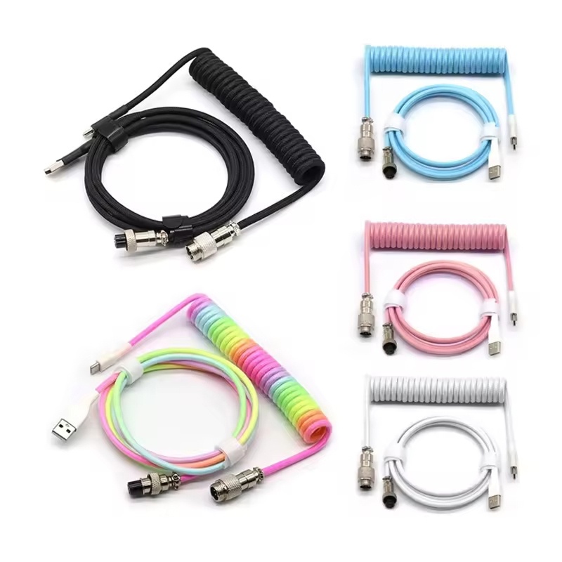Mechanical Keyboard Coiled Cab - Video Gaming Accessories review and price