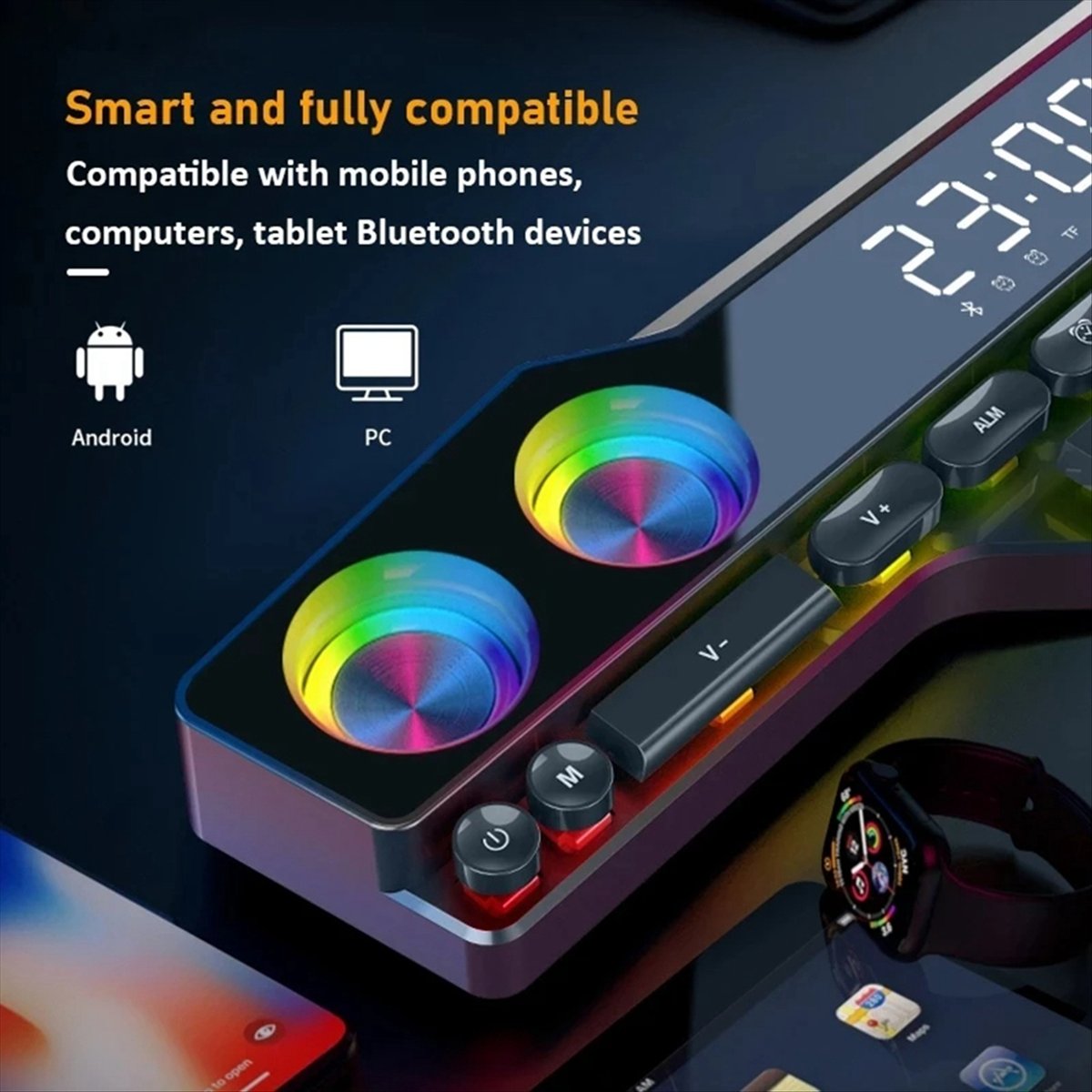 DTC5 V18 Dazzle Colour Speaker - Gaming Accessories Lights review and price
