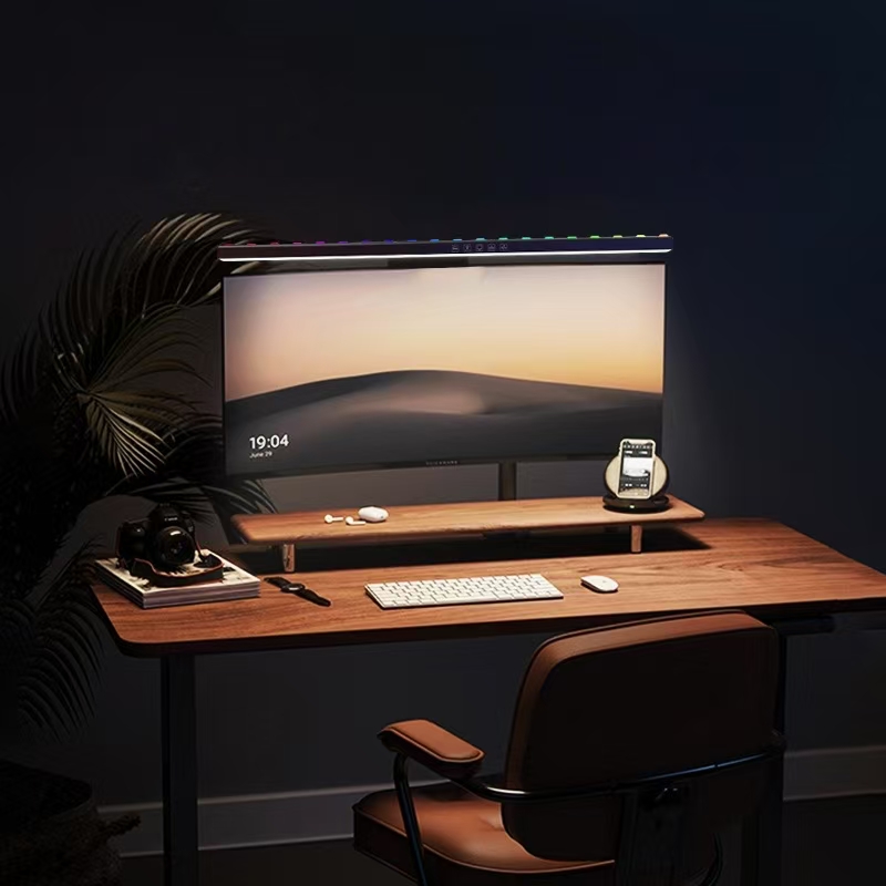 LED Monitor Light Hanging Desk - Gaming Accessories For Bedroom review and price