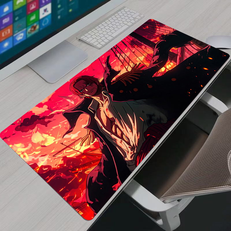 One Piece Shanks Mouse Pad Lar - Gaming Accessories For Setup review and price
