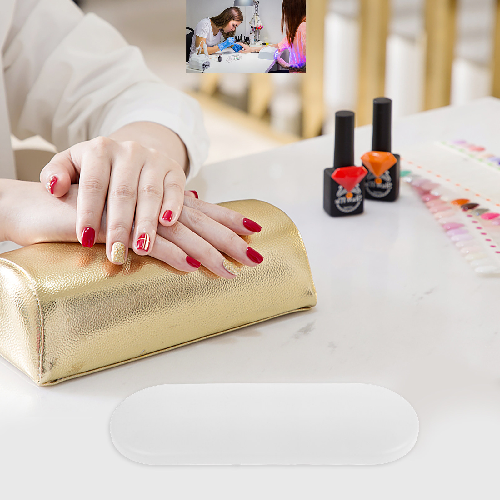 Foldable Manicure Hand Rest Ar - Wrist Rest Ergonomic review and price