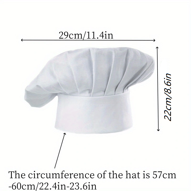 3pcs Chef Hat Adult Adjustable - Gaming Kitchen Accessories review and price