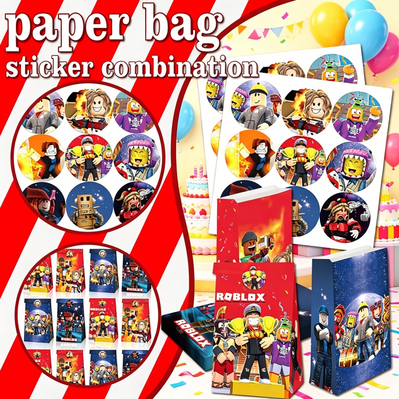 Robloxed Paper Bag Sticker Com - Gaming Accessories Roblox review and price