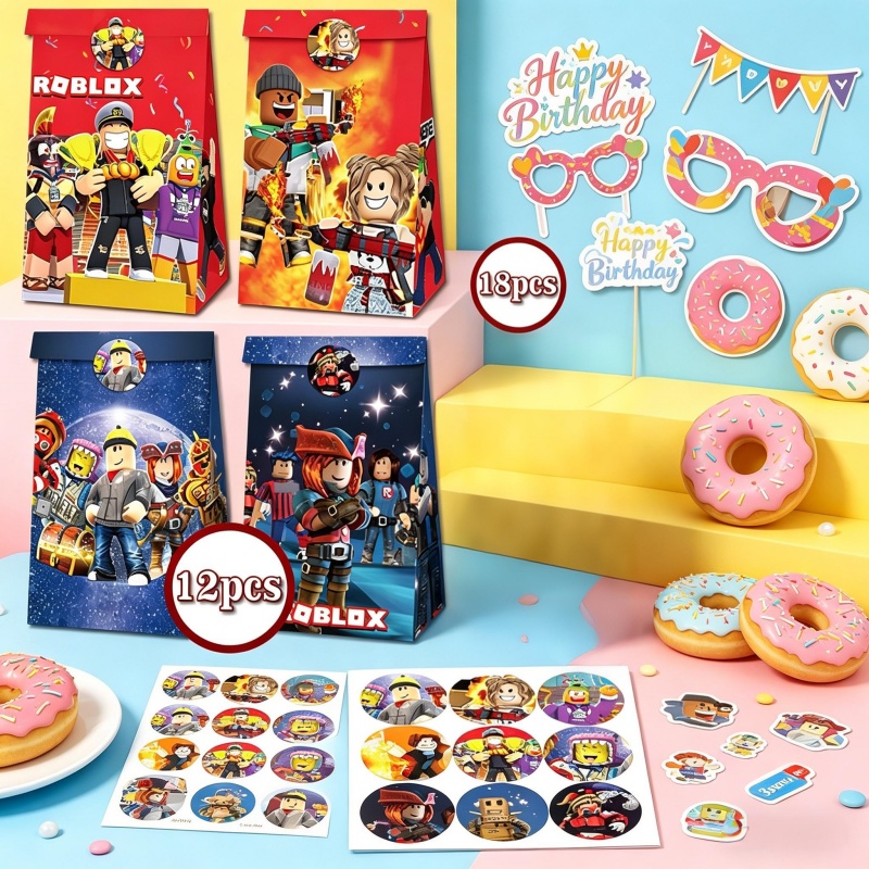 Robloxed Paper Bag Sticker Com - Gaming Accessories Roblox review and price