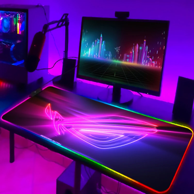 RGB Mousepad Cool ROG Mouse Pa - Gaming Accessories Lights review and price