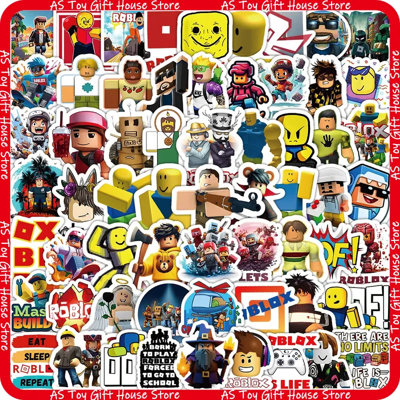 100Pcs Roblox Stickers Cartoon - Gaming Accessories Roblox review and price
