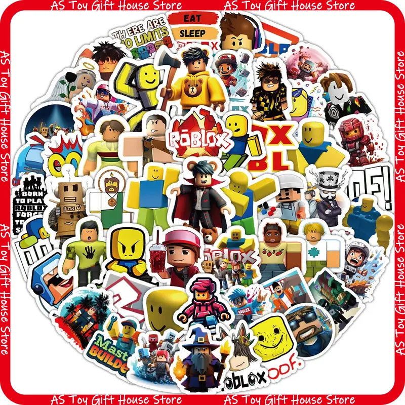 100Pcs Roblox Stickers Cartoon - Gaming Accessories Roblox review and price