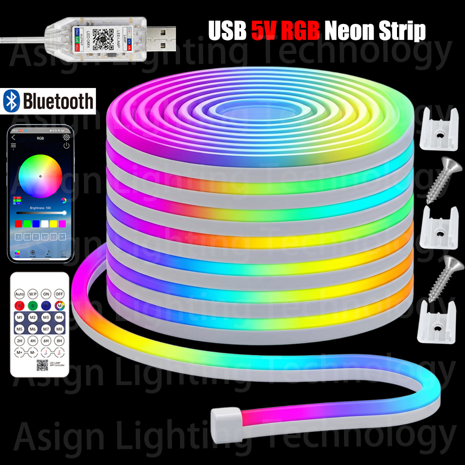 Smart RGB Neon Rope Light 5V U - Gaming Accessories Lights review and price