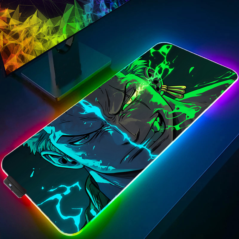 ONE PIECE Zoro Mouse Pad RGB G - Gaming Accessories Lights review and price