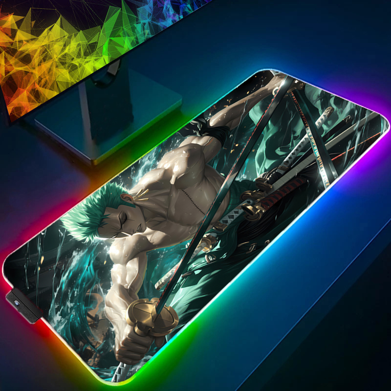 ONE PIECE Zoro Mouse Pad RGB G - Gaming Accessories Lights review and price
