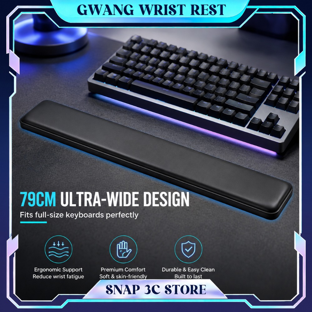 GWANG Premium Leather Keyboard - Wrist Rest Ergonomic review and price