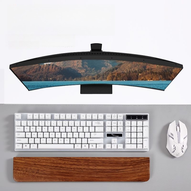 Solid Wood Keyboard Palm Rest  - Wrist Rest Ergonomic review and price