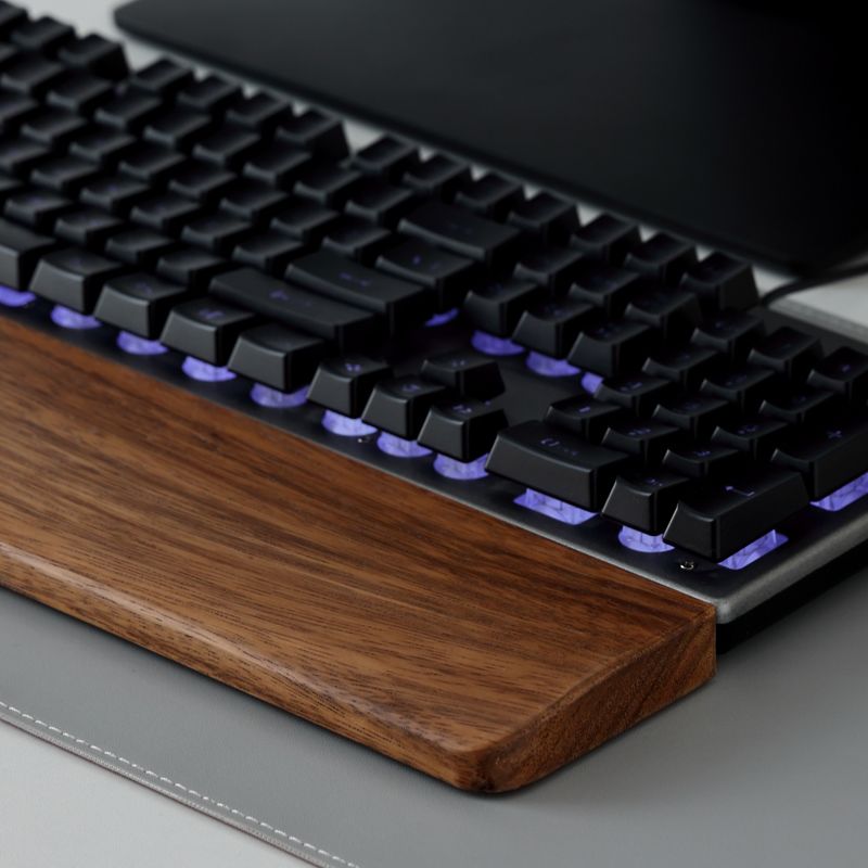 Solid Wood Keyboard Palm Rest  - Wrist Rest Ergonomic review and price