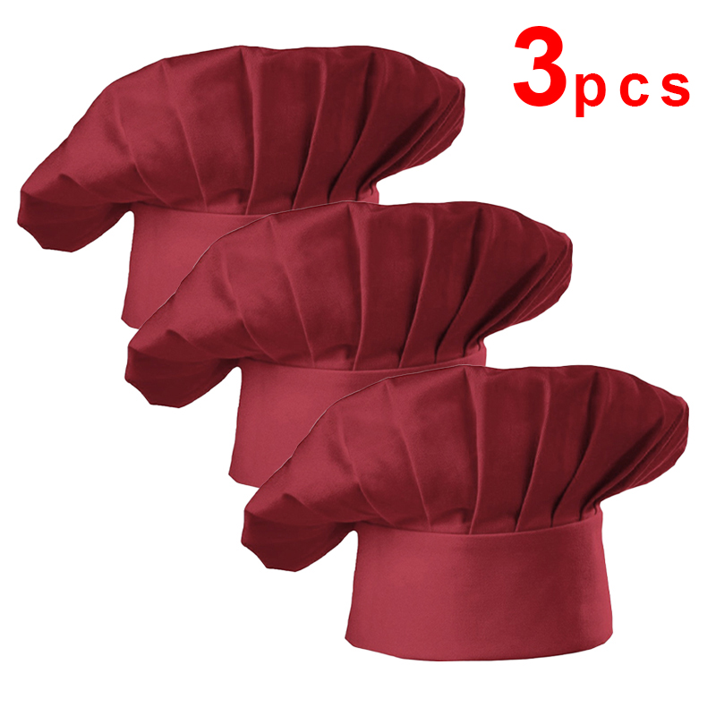3pcs High22cm Cook Hat White C - Gaming Kitchen Accessories review and price