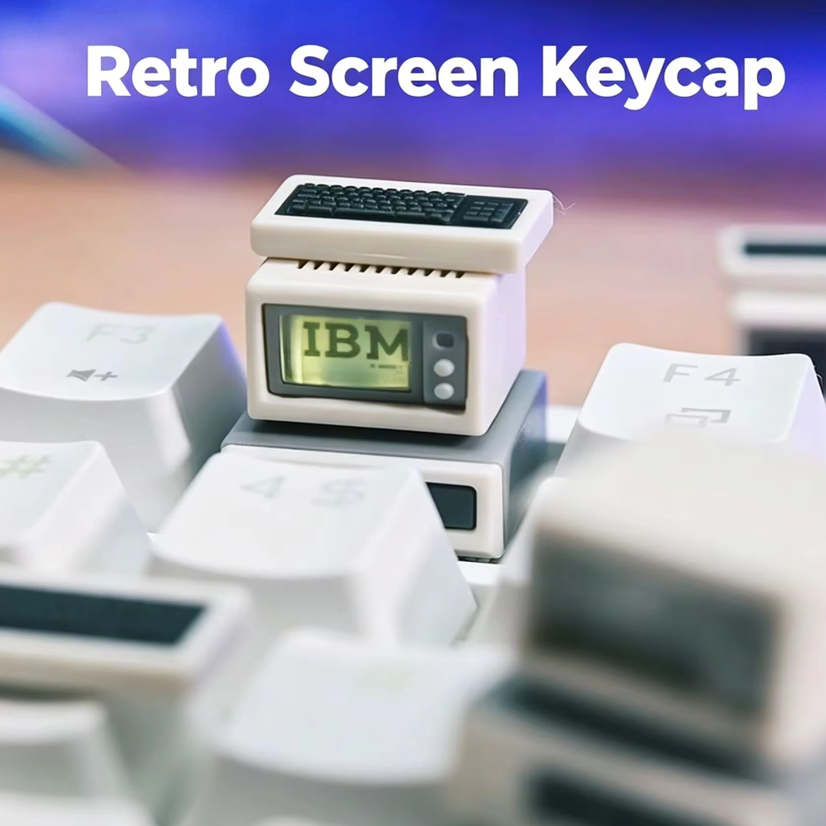 Retro Computer Keycap Backlit  - Video Gaming Accessories review and price