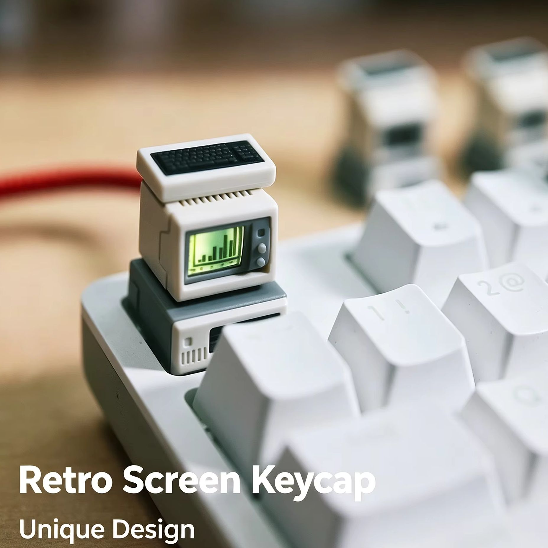 Retro Computer Keycap Backlit  - Video Gaming Accessories review and price