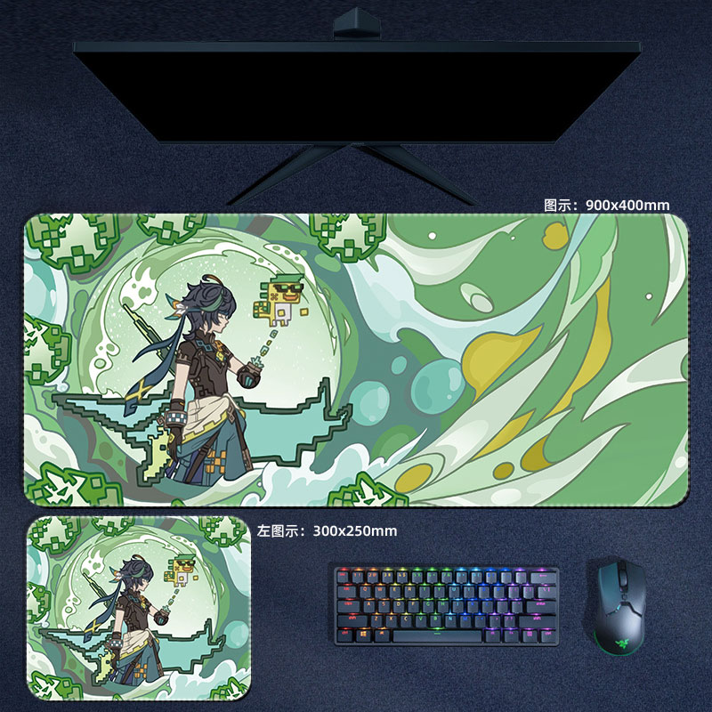 Anime Genshin Impact Mouse Pad - Gaming Accessories In Japan review and price
