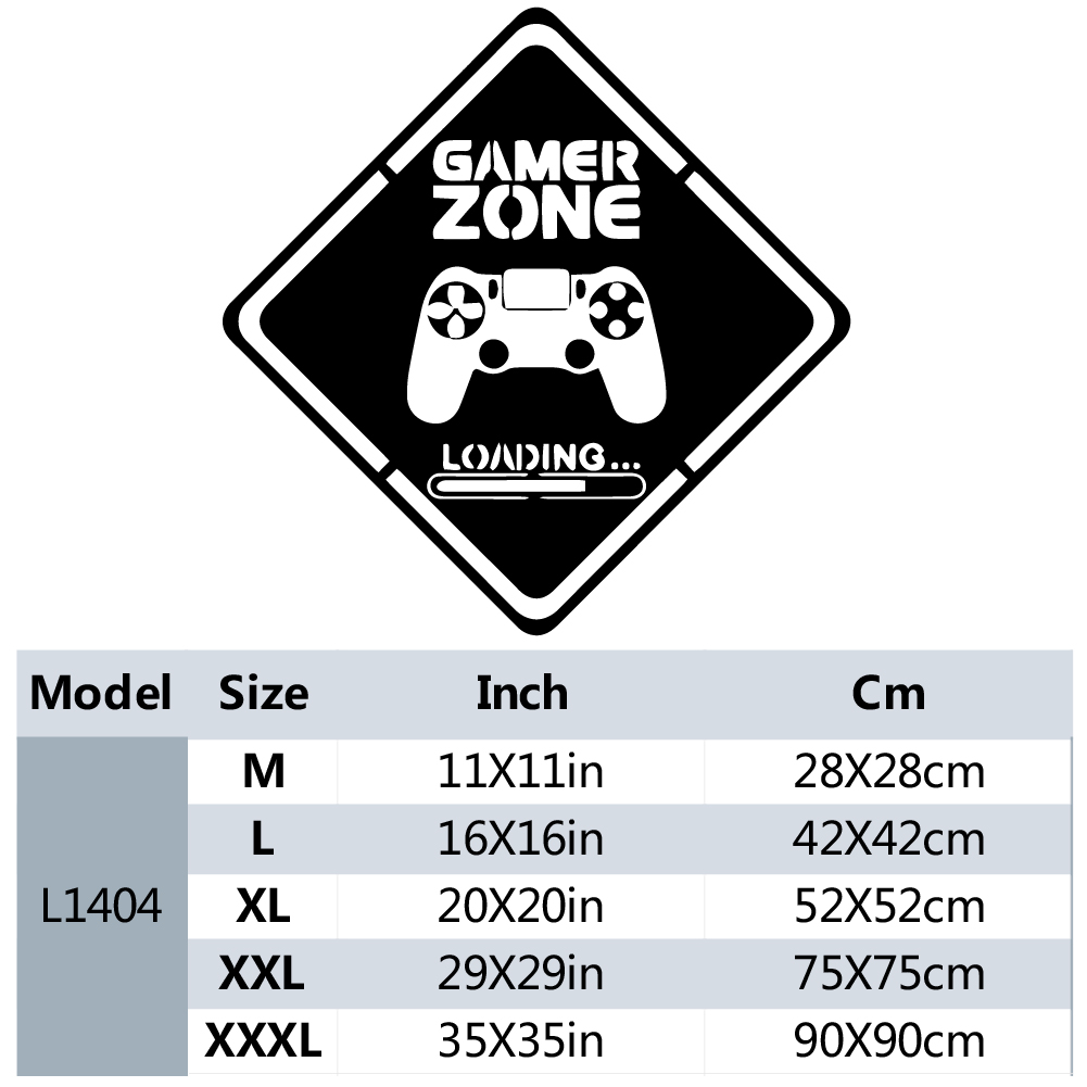 1pc Gamer Zone Door Decal Wall - Gaming Accessories For Bedroom review and price