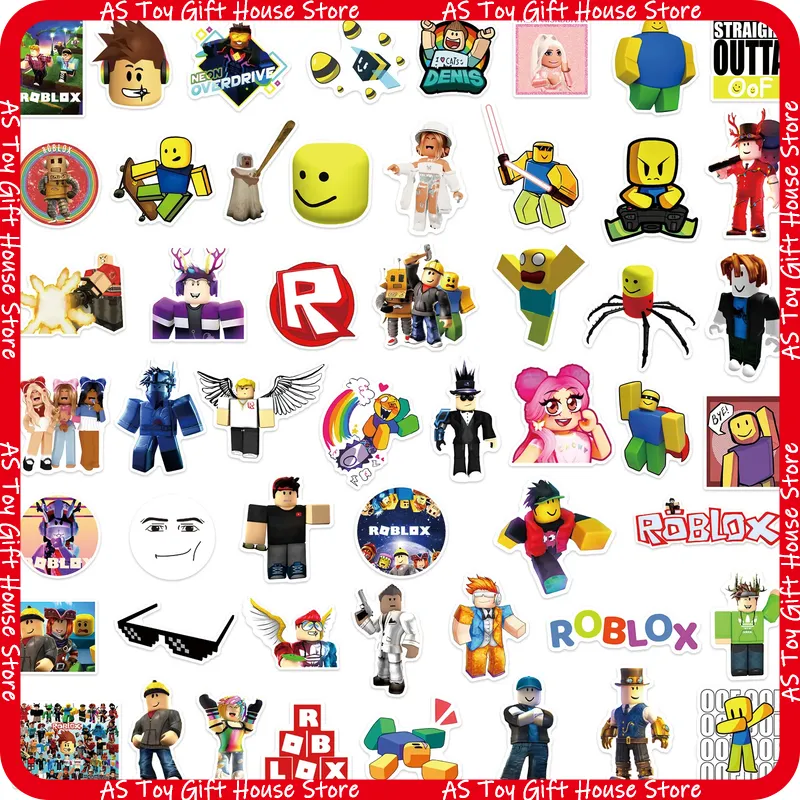 50Pcs Graffiti Stickers Roblox - Gaming Accessories Roblox review and price